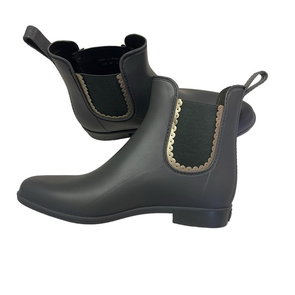 Jack Rogers Sallie Rain Boots Women's 9M Green Ankle Bootie Pull On Waterproof - Picture 4 of 7